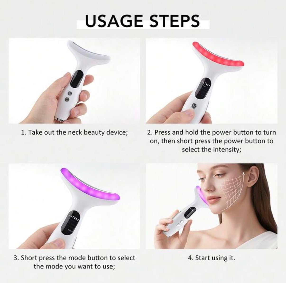 Luxe 7-Color LED Facial & Neck Rejuvenator