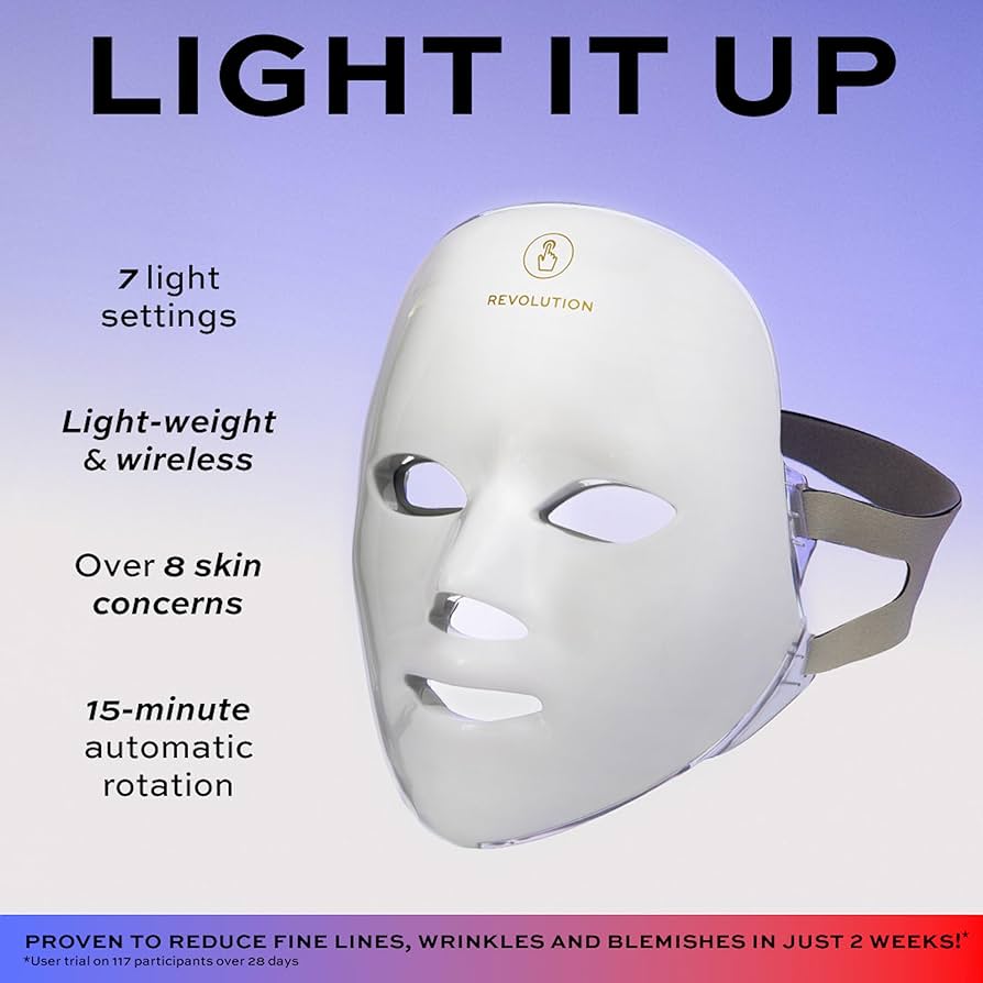 Radiance Red LED Therapy Facial Mask – Anti-Aging Glow